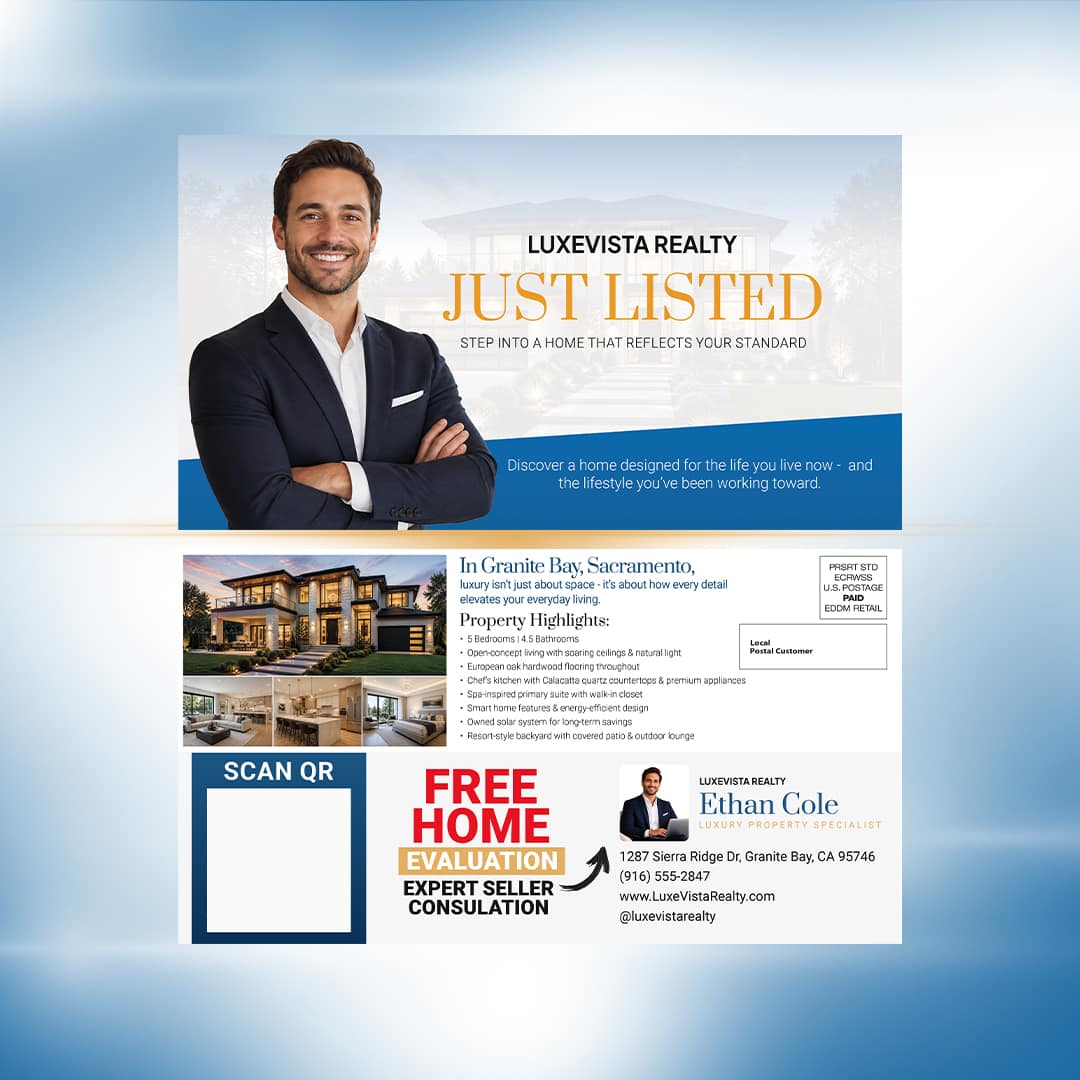 Real Estate EDDM360 postcard design