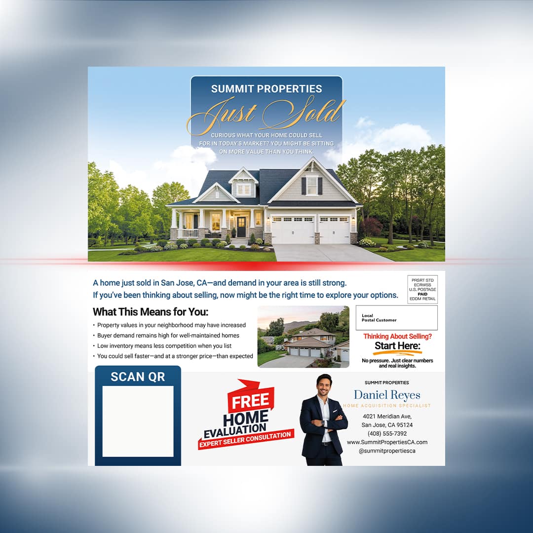 Real Estate EDDM360 postcard design